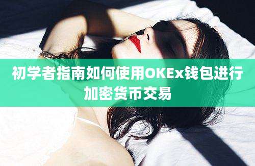 初学者指南如何使用OKEx钱包进行加密货币交易