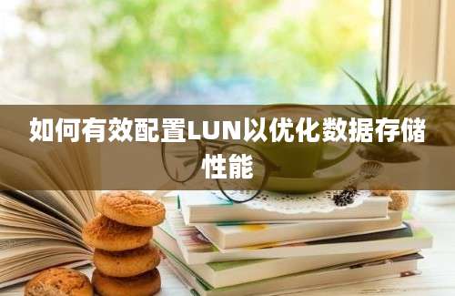 如何有效配置LUN以优化数据存储性能