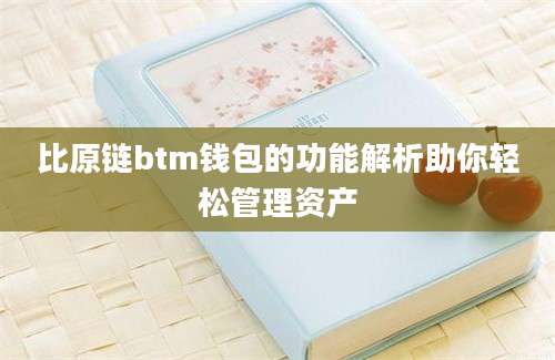 比原链btm钱包的功能解析助你轻松管理资产