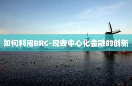 如何利用BRC-现去中心化金融的创新