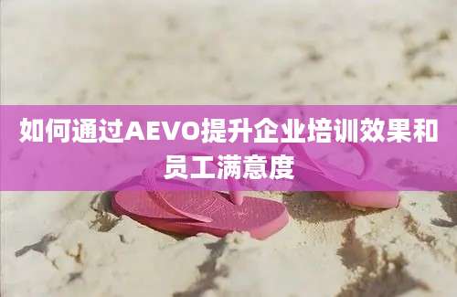 如何通过AEVO提升企业培训效果和员工满意度