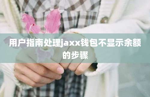 用户指南处理jaxx钱包不显示余额的步骤