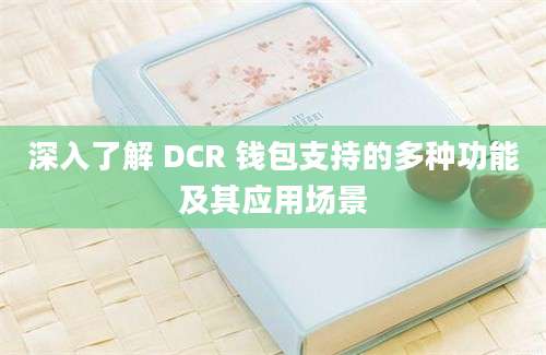 深入了解 DCR 钱包支持的多种功能及其应用场景