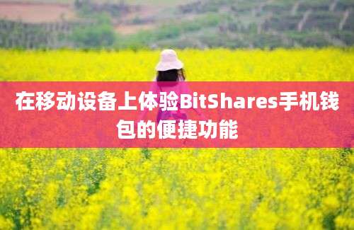 在移动设备上体验BitShares手机钱包的便捷功能