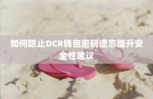 如何防止DCR钱包密码遗忘提升安全性建议